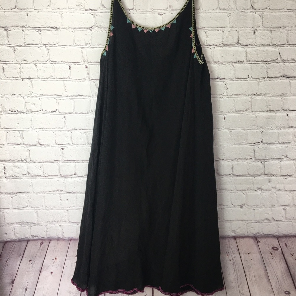 Johnny Was Embroidered Peta Slip Dress Size XL - Picture 9 of 16